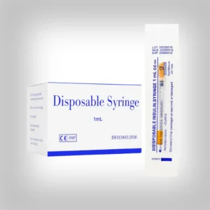 31G 6MM Disposable Syringe 1mL (100ct 1 BOX)